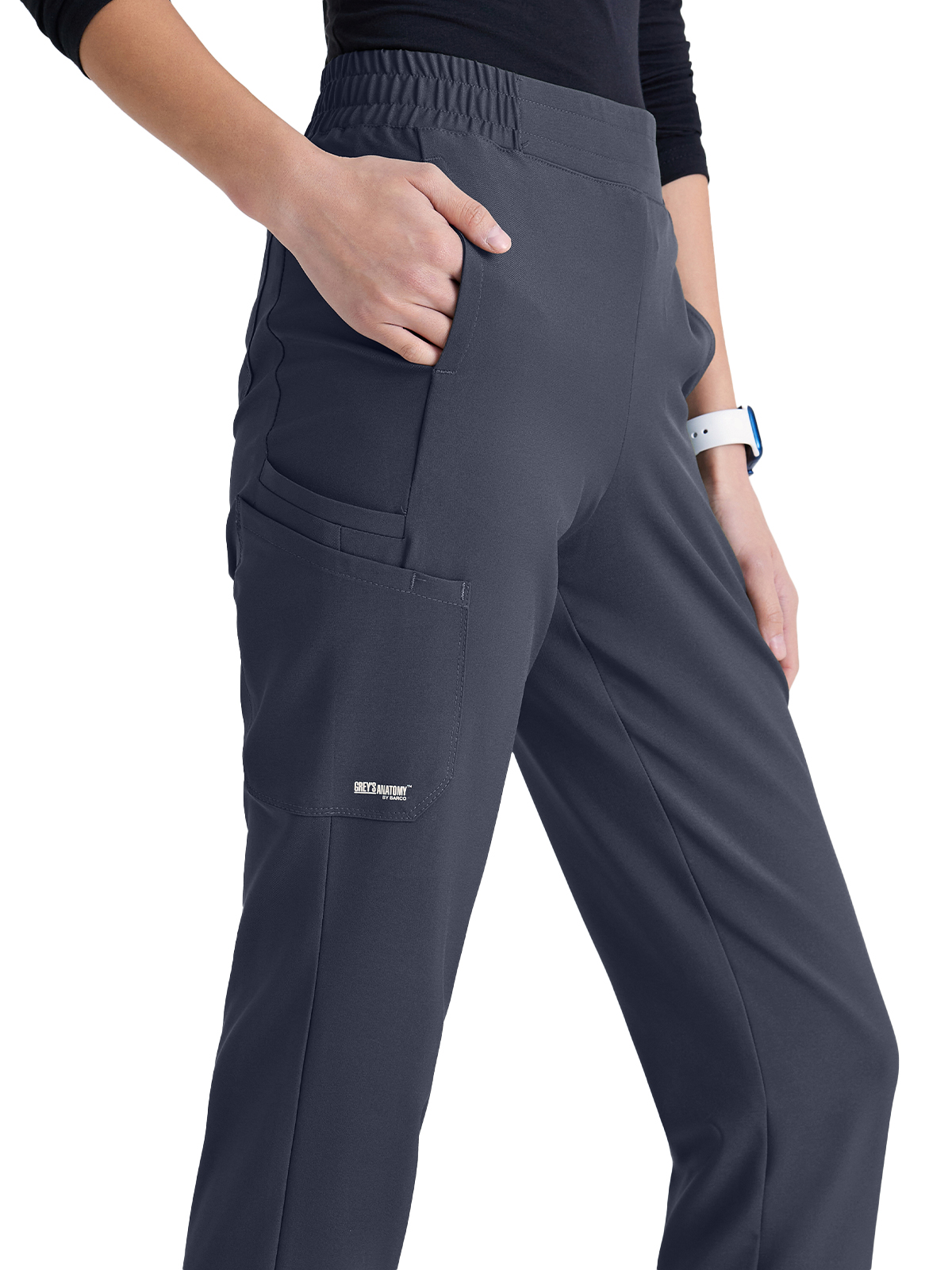 Grey's Anatomy Evolve Stretch - Women's Six-Pocket Tapered Leg Cosmo Scrub Pant 38