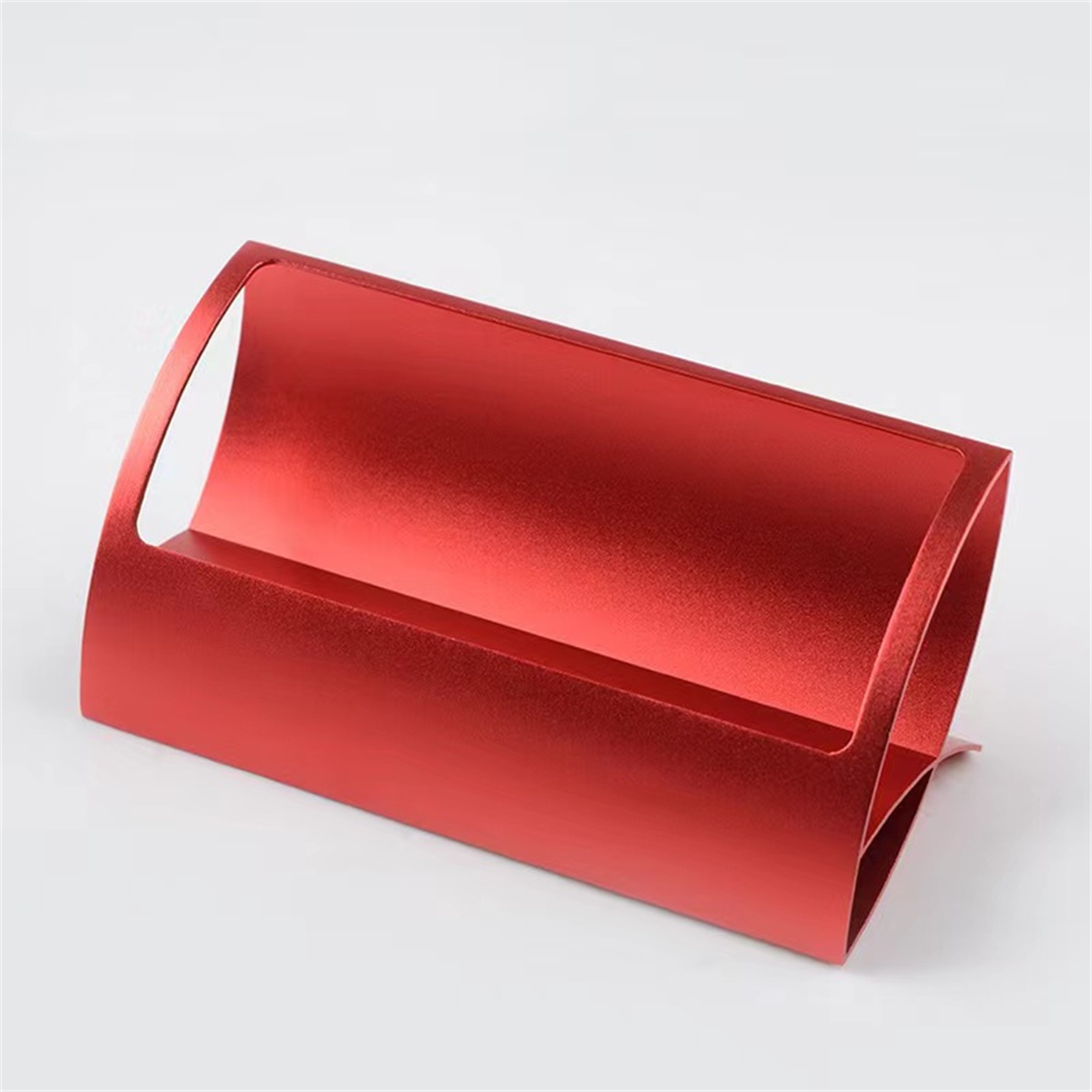 Desktop Aluminum Business Card Holder 5