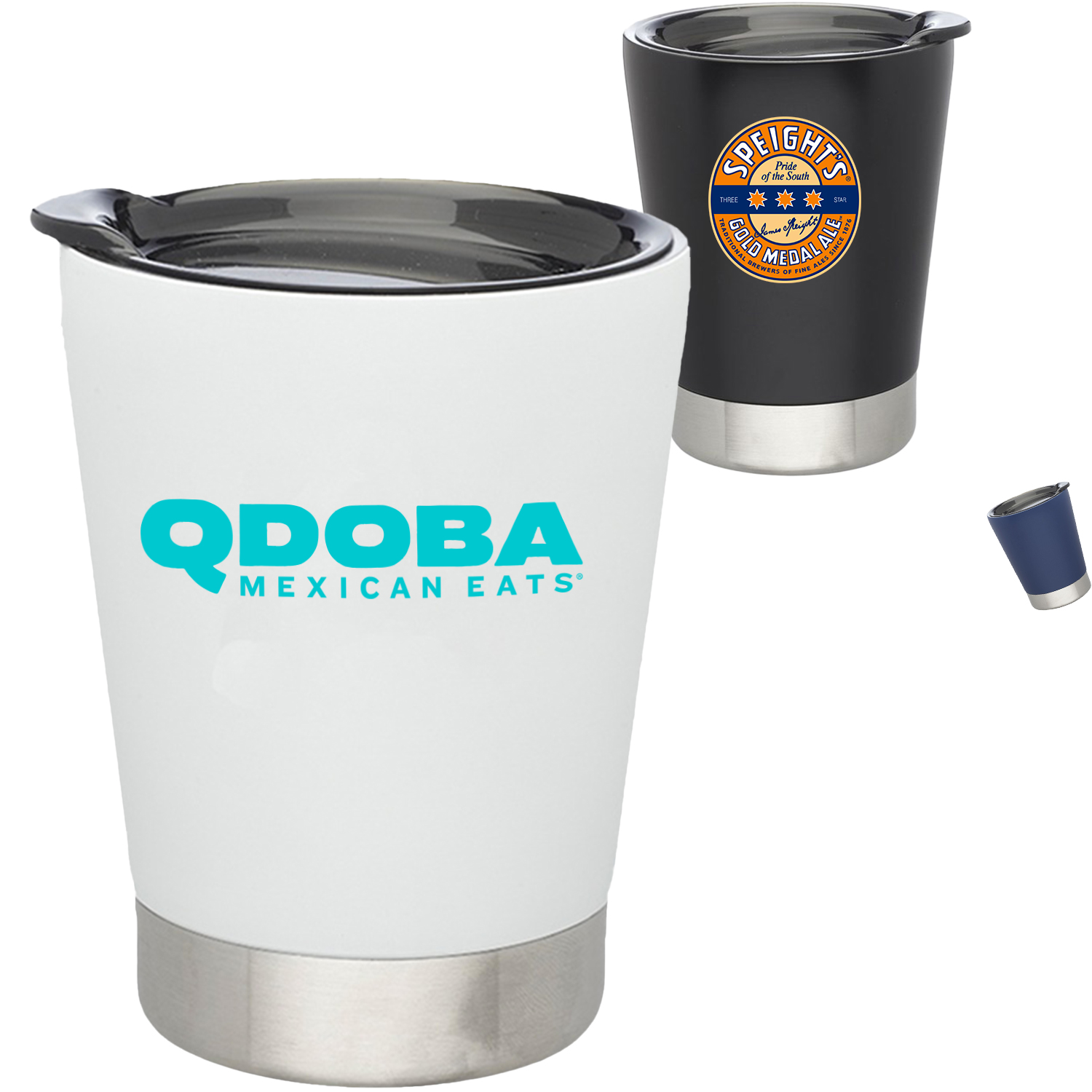 12 oz. Vacuum Insulated Double Wall Stainless Steel Travel Mugs 2