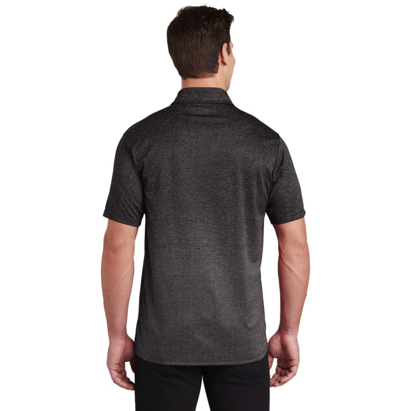 Sport-Tek Ombre Heather Polo. 7