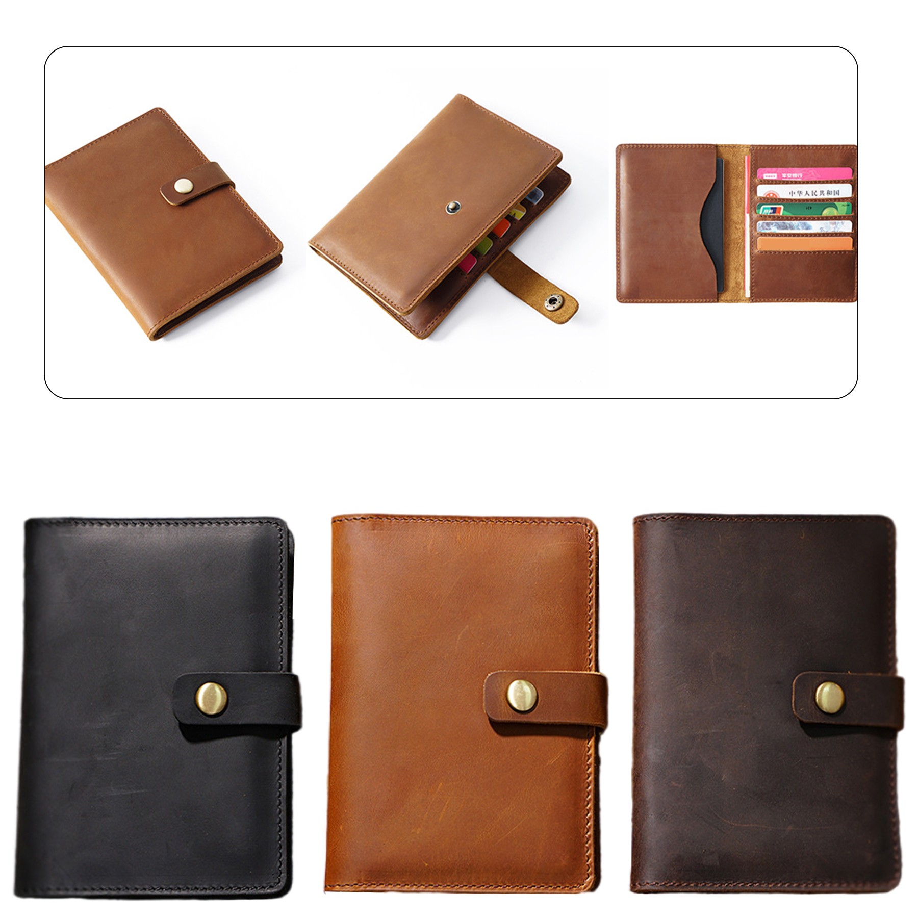Genuine Leather Passport Cover 5