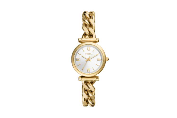 Fossil Women's Carlie Three-Hand Gold-Tone Stainless Steel Watch 1