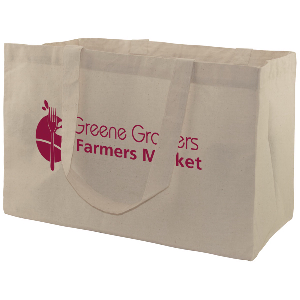 Cotton Tote, custom tote bag with logo imprint 1