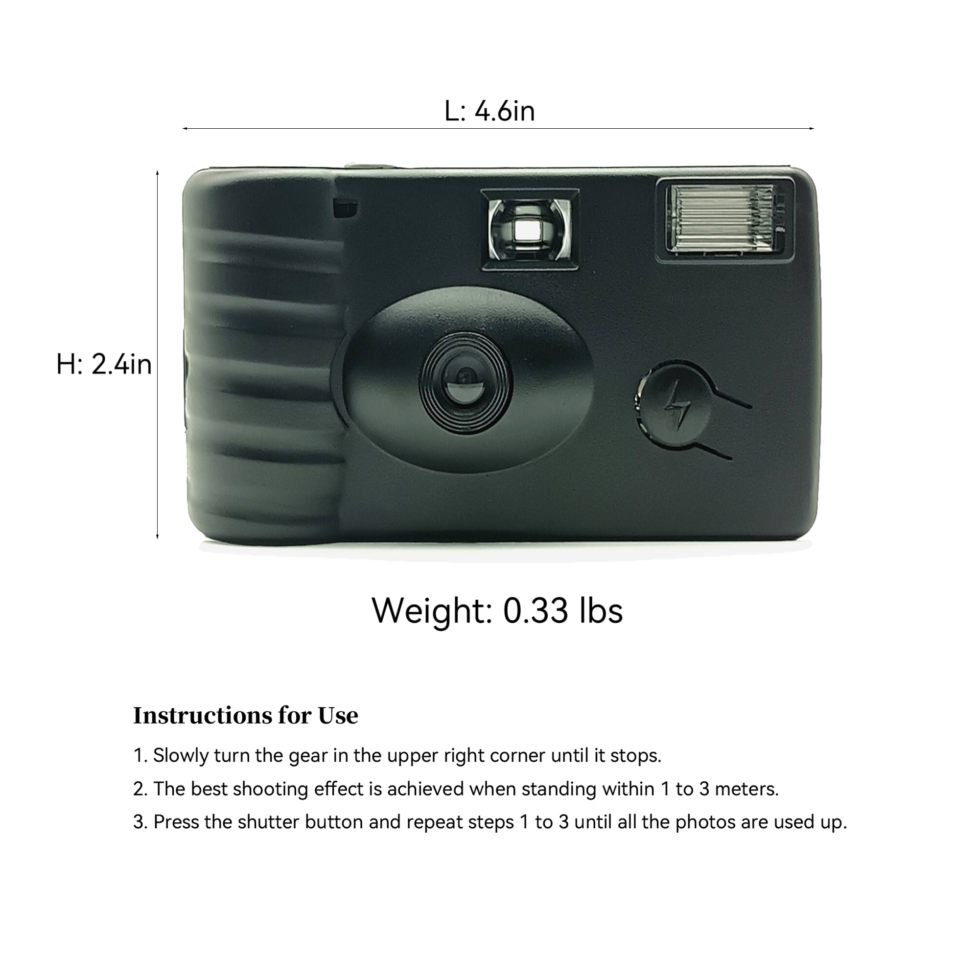 MOQ 30pcs Memorable Moment Capture Camera(12 Exposures) 2