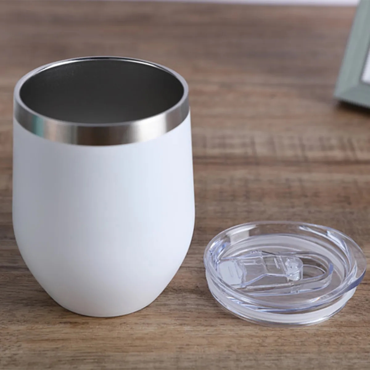 Bulk Egg Shaped Insulated Stainless Steel Vacuum Wine Cup 3