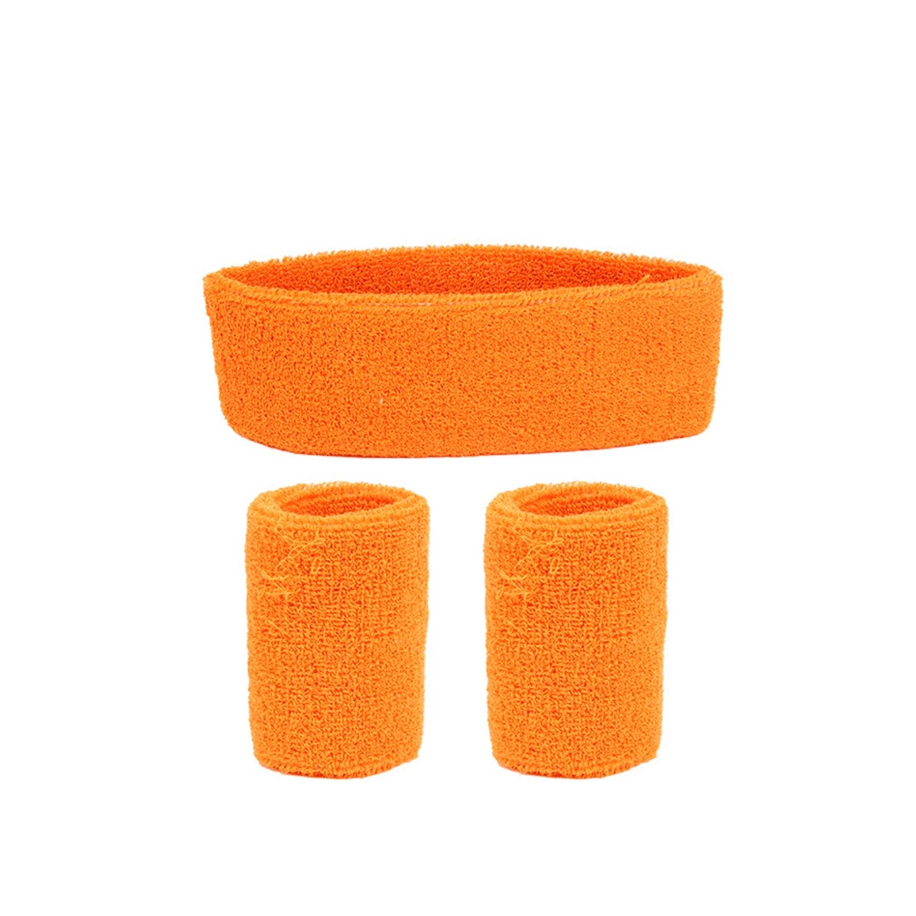 Sweatband  Sports Headband Wristband Set 10