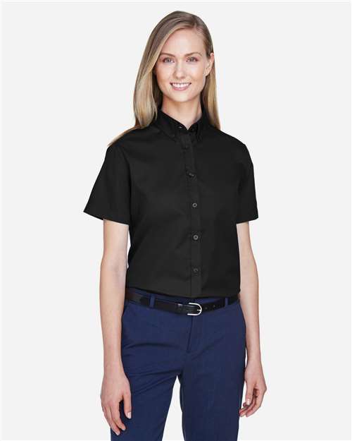Women's Optimum Short Sleeve Twill Shirt - 78194 12