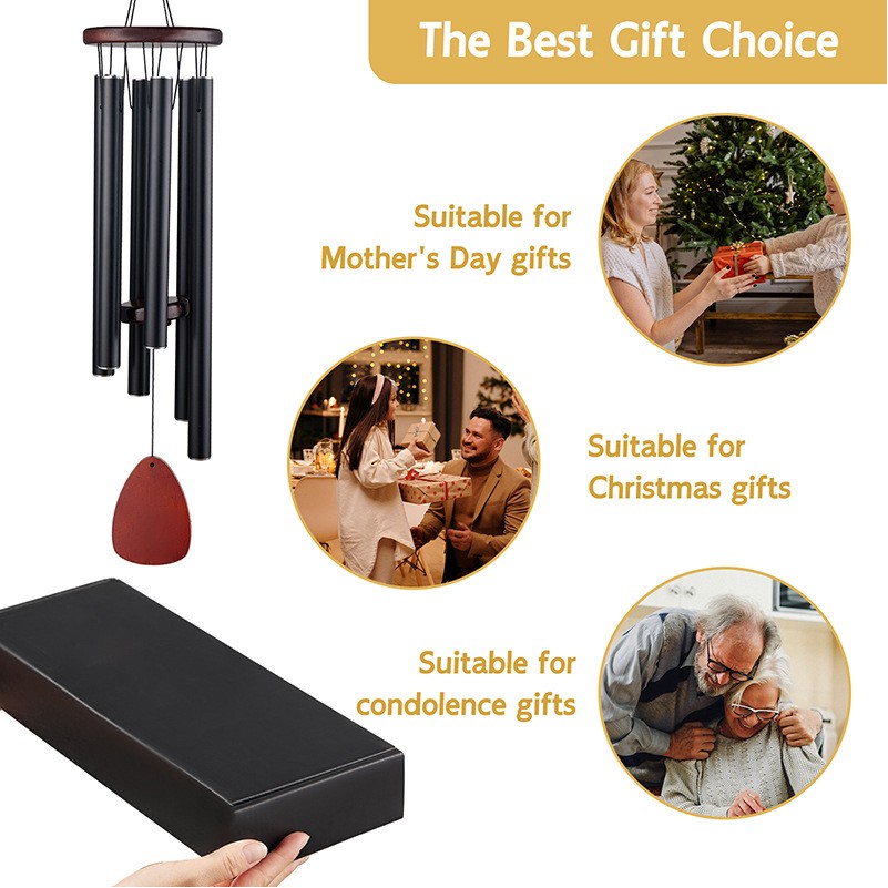 37 Inch Aluminum Tubes Six-tube wind chimes 7