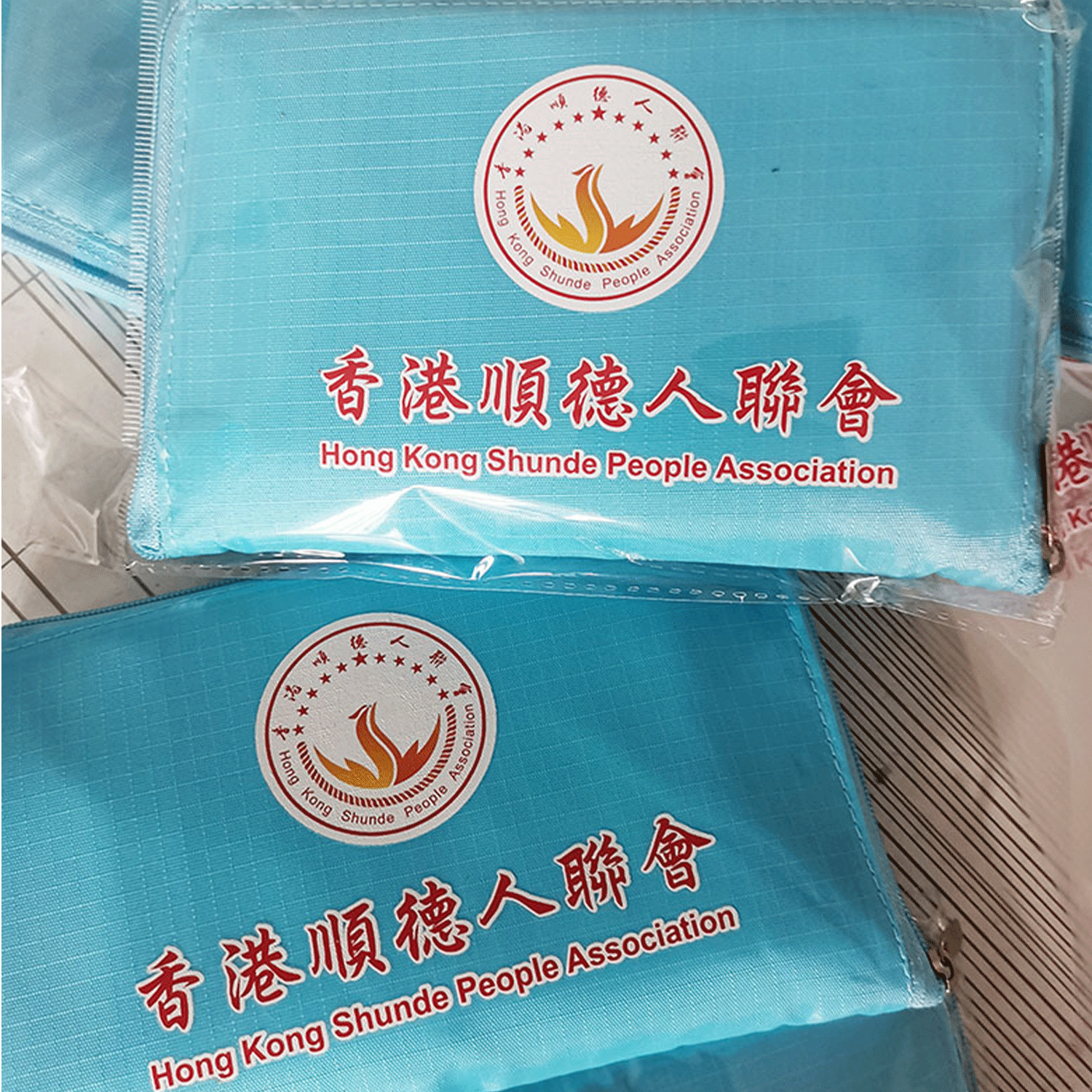 Large Reusable Foldable Polyester Oxford shopping Tote Bag, custom tote bag with logo imprint 20