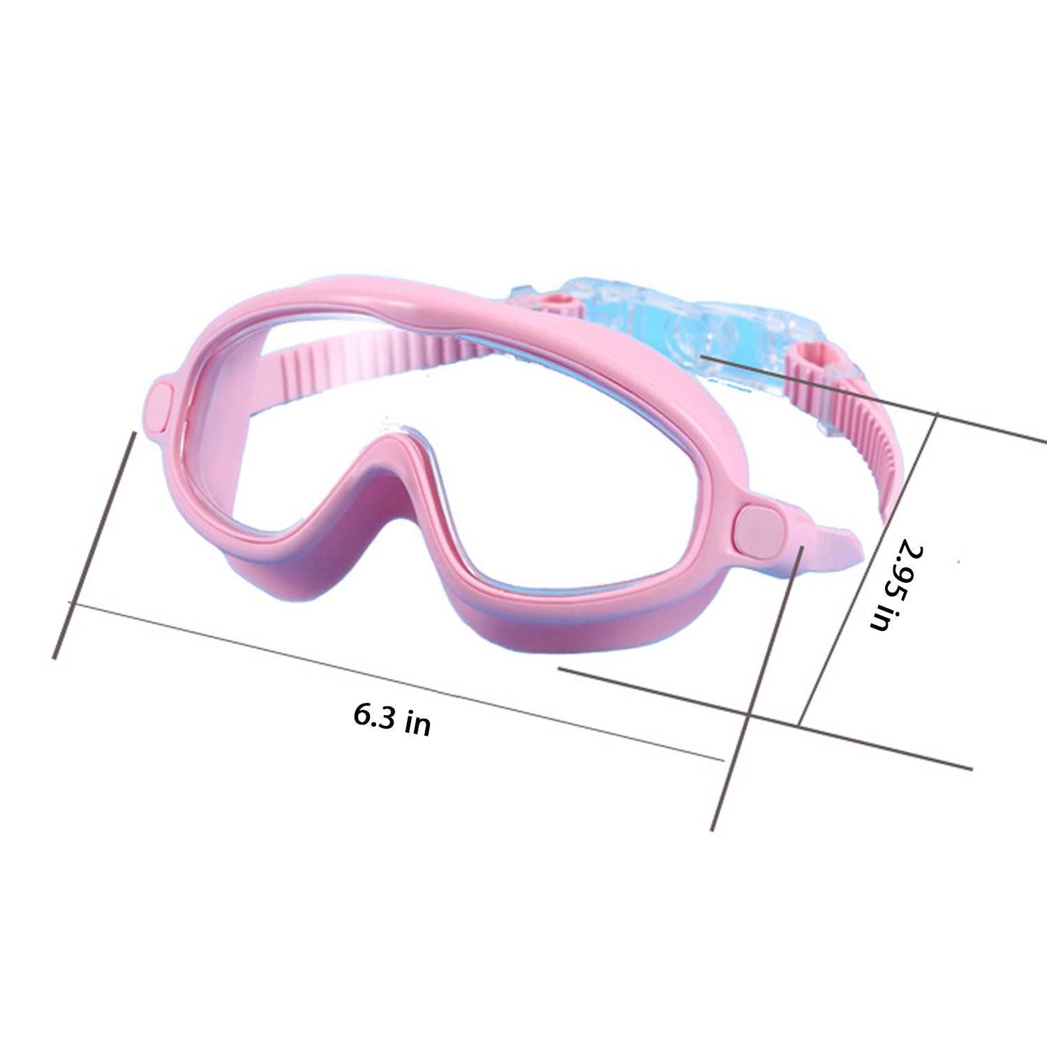 Adjustable Kids' Swim Goggles – UV Protection & Anti-Fog 14