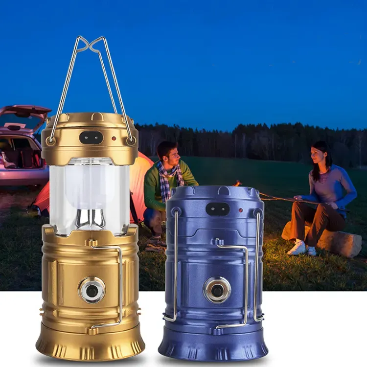 Retro COB Pop Up Camping Lantern Style Flashlight 2