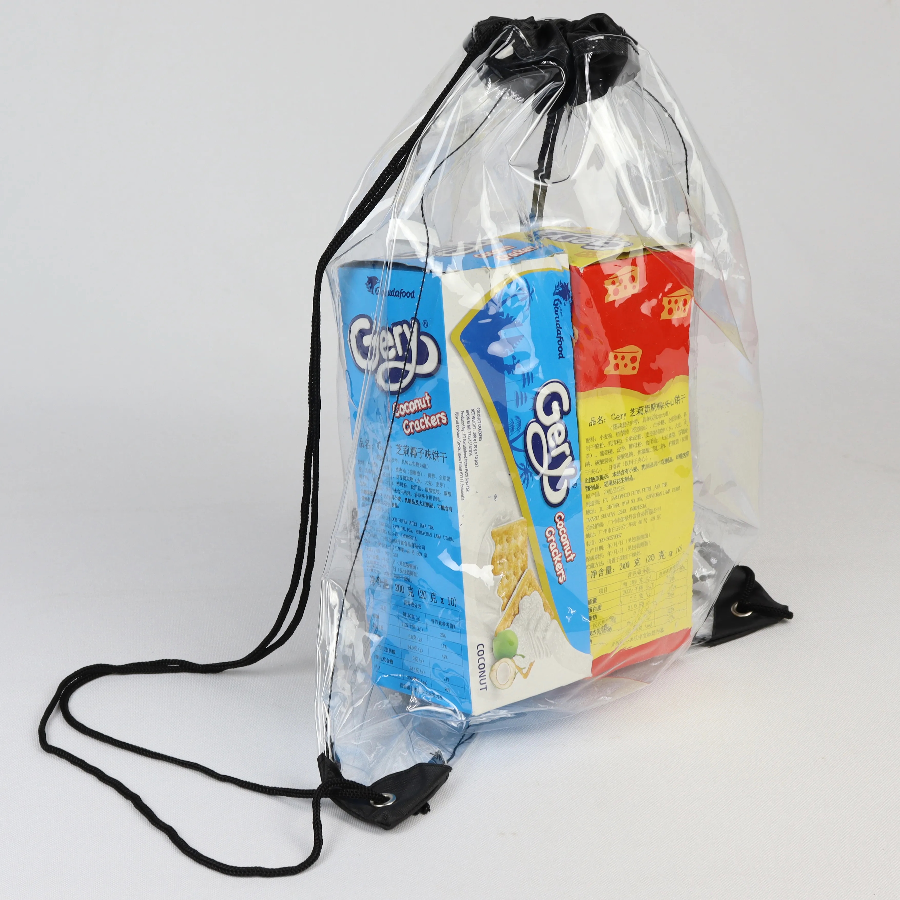 Clear Drawstring Bag (14" x 18") 6
