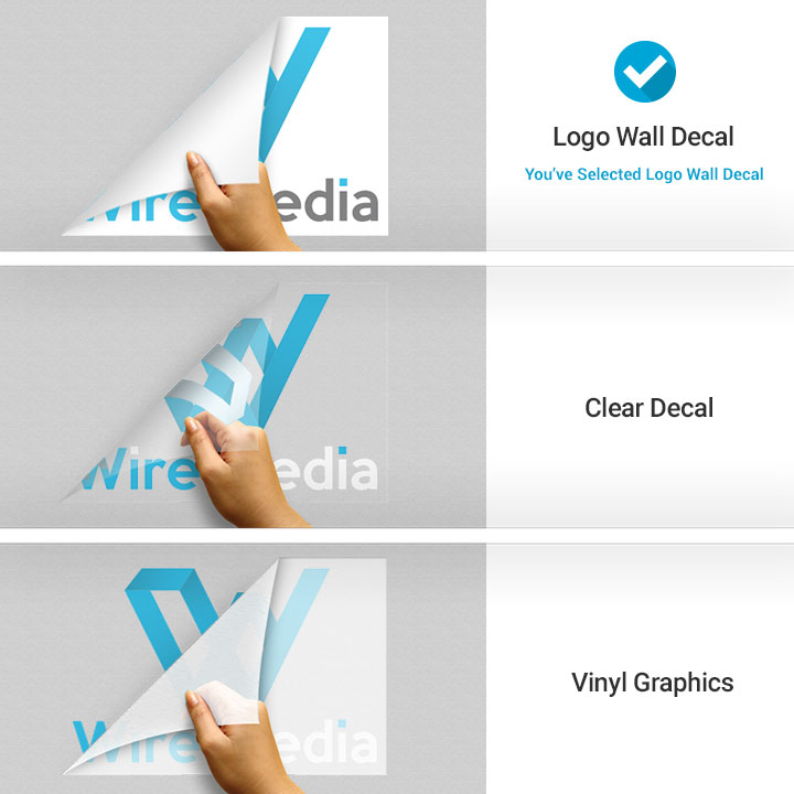 White Vinyl Wall/Window Decal 1