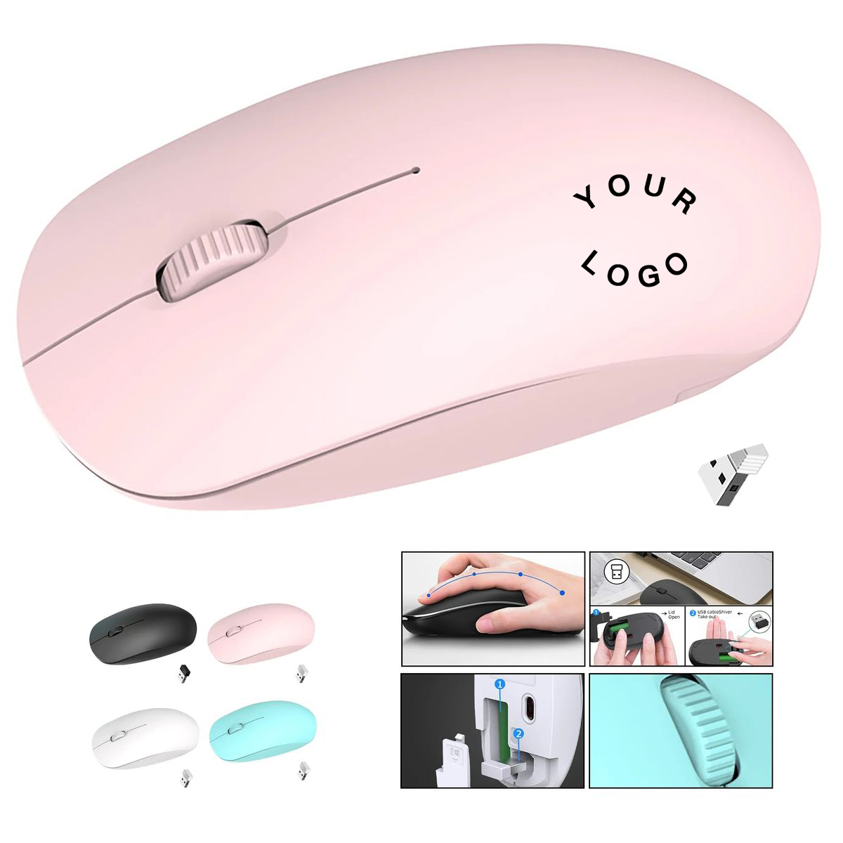 Portable Optical Mouse with Plug and Play Design 5