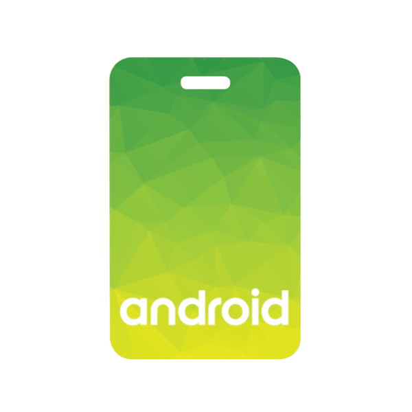 2 1/4" X 3 1/2" Plastic Identification Badge