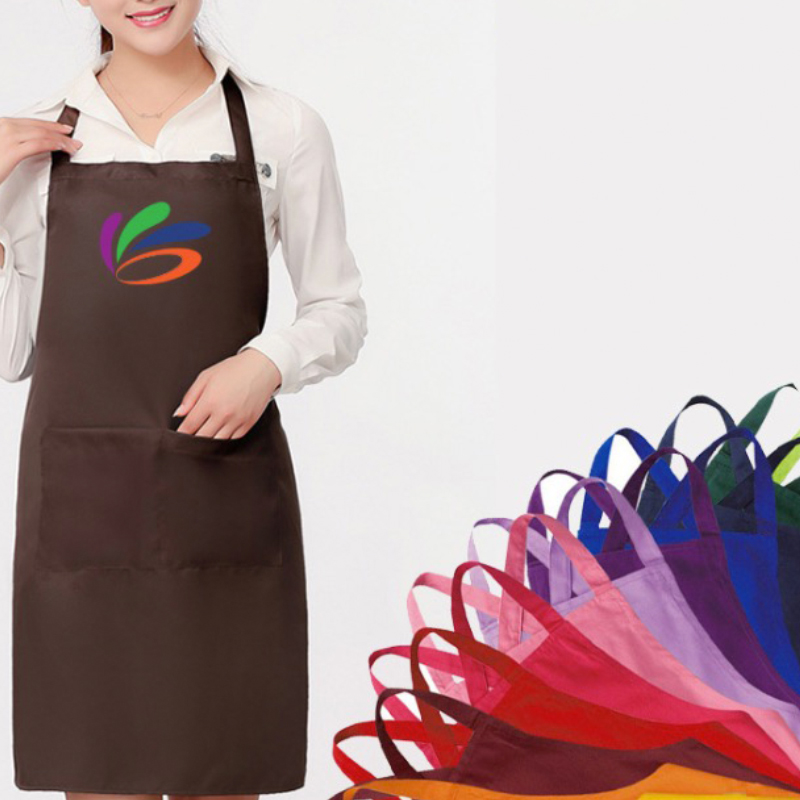 Bib Apron Dress w/ Pockets 4