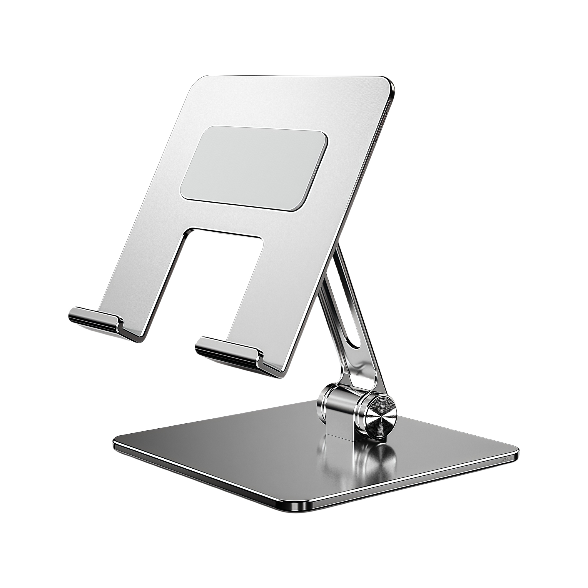 Aluminum Tablet Stand- Foldable Desktop Holder with Non-Slip Silicone for Phones 3