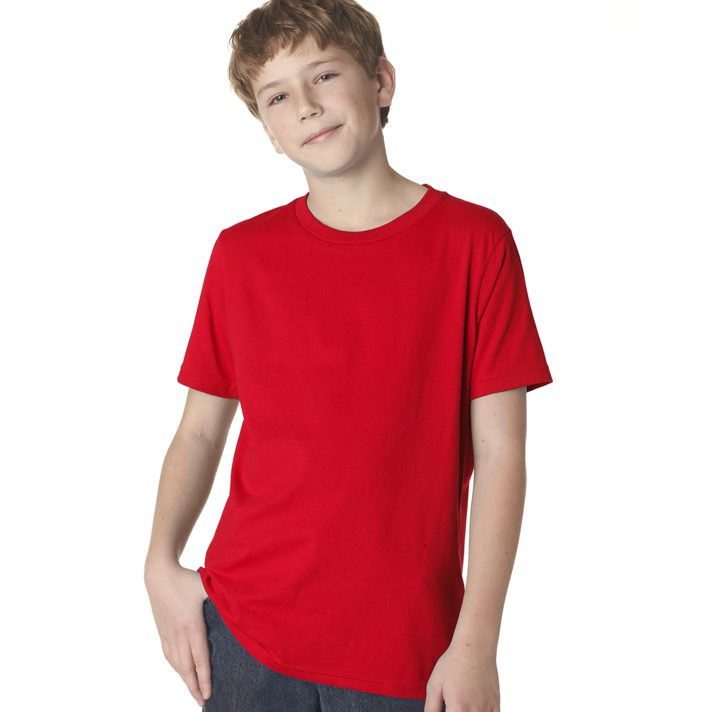 Next Level Youth Boys' Cotton Crew 24