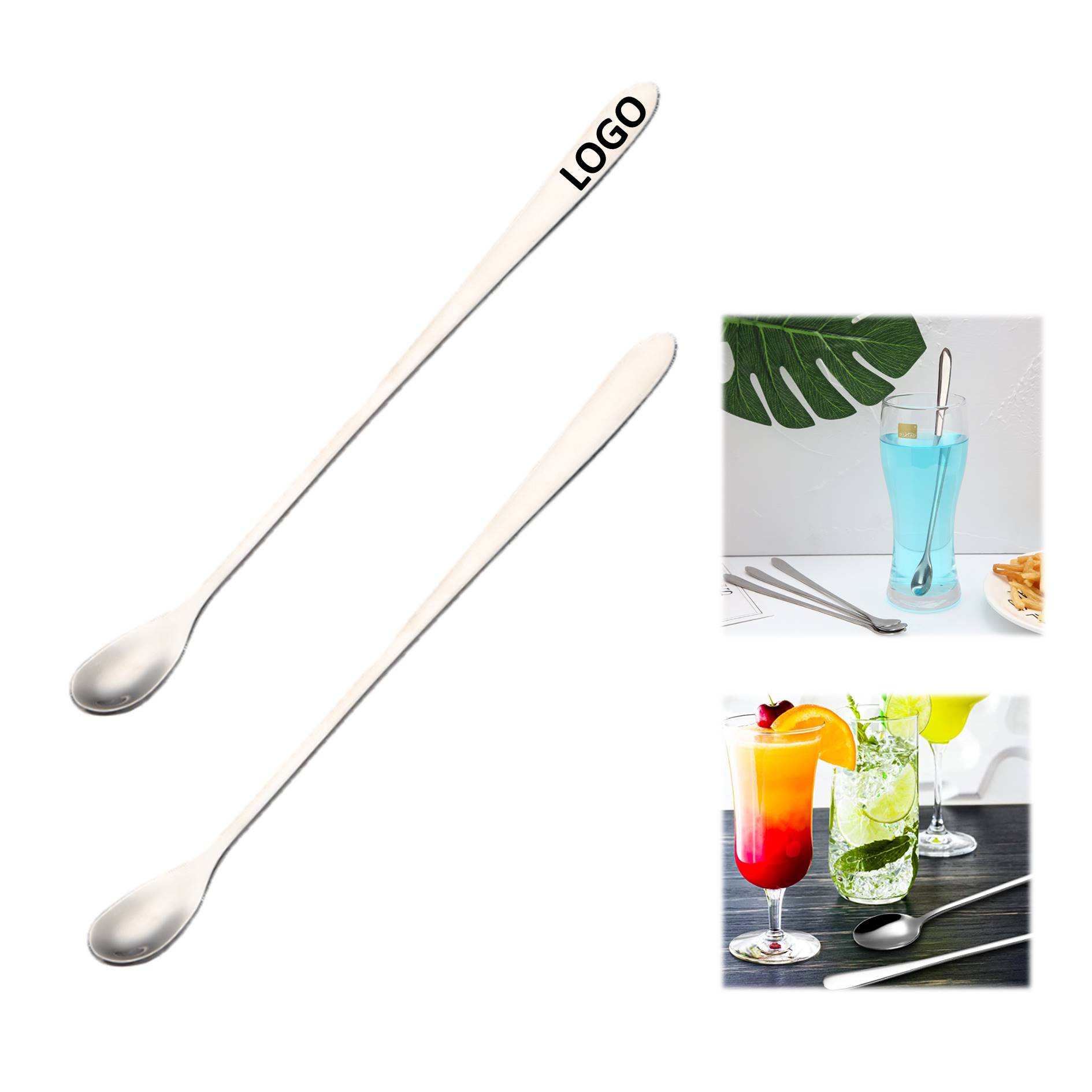 Stainless Steel Cocktail Spoon 2