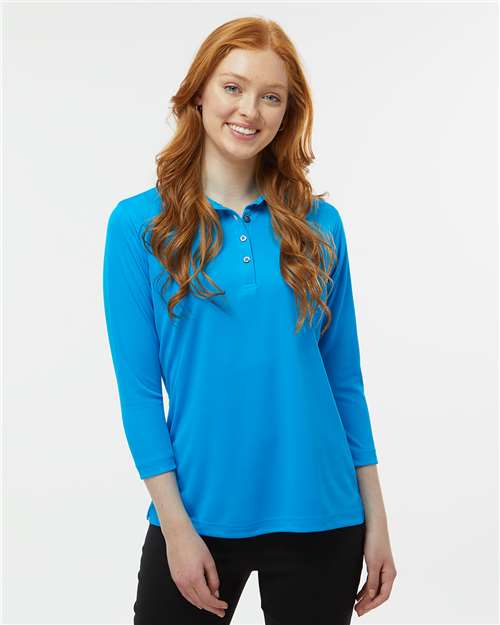 Women's Lady Palm Three-Quarter Sleeve Polo - 120 14