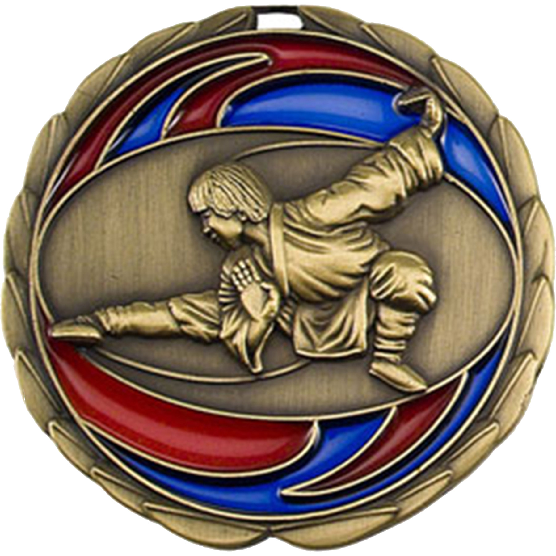 Stock Color Medals: Martial Arts 4
