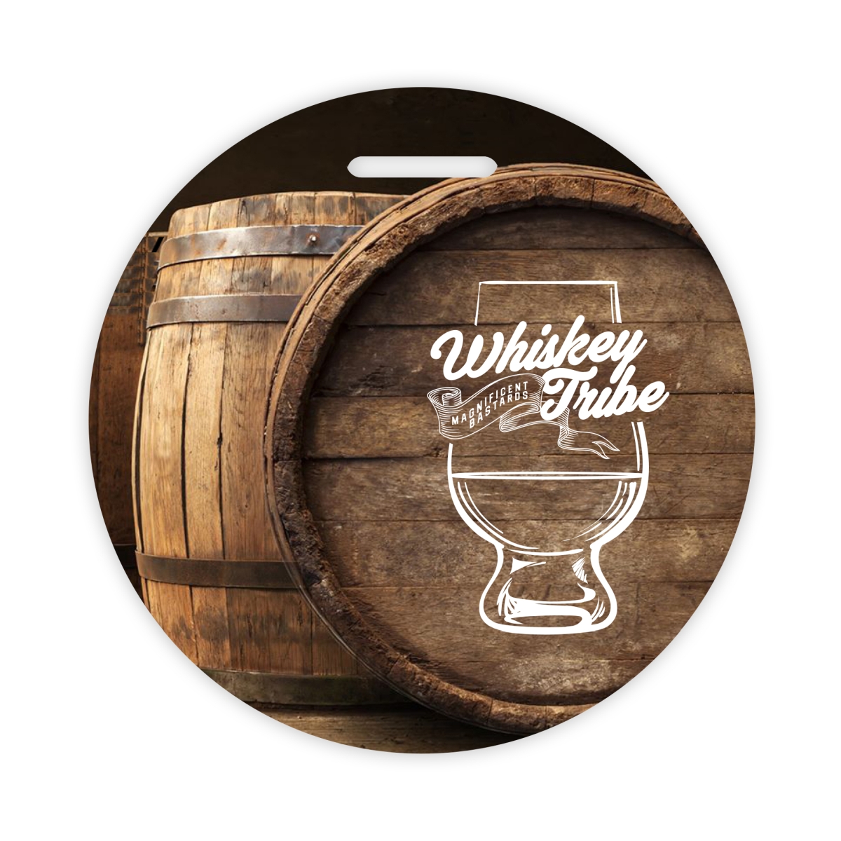 USA Made Laminated Event Tag (2.75") Circle