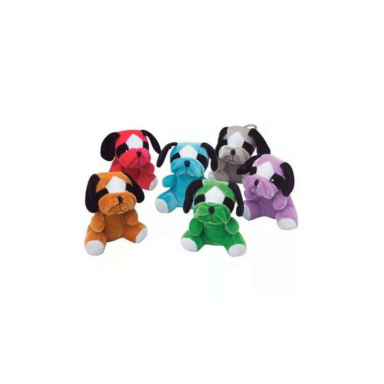 Plush Multicolor Bull Dogs - 5.5" 2