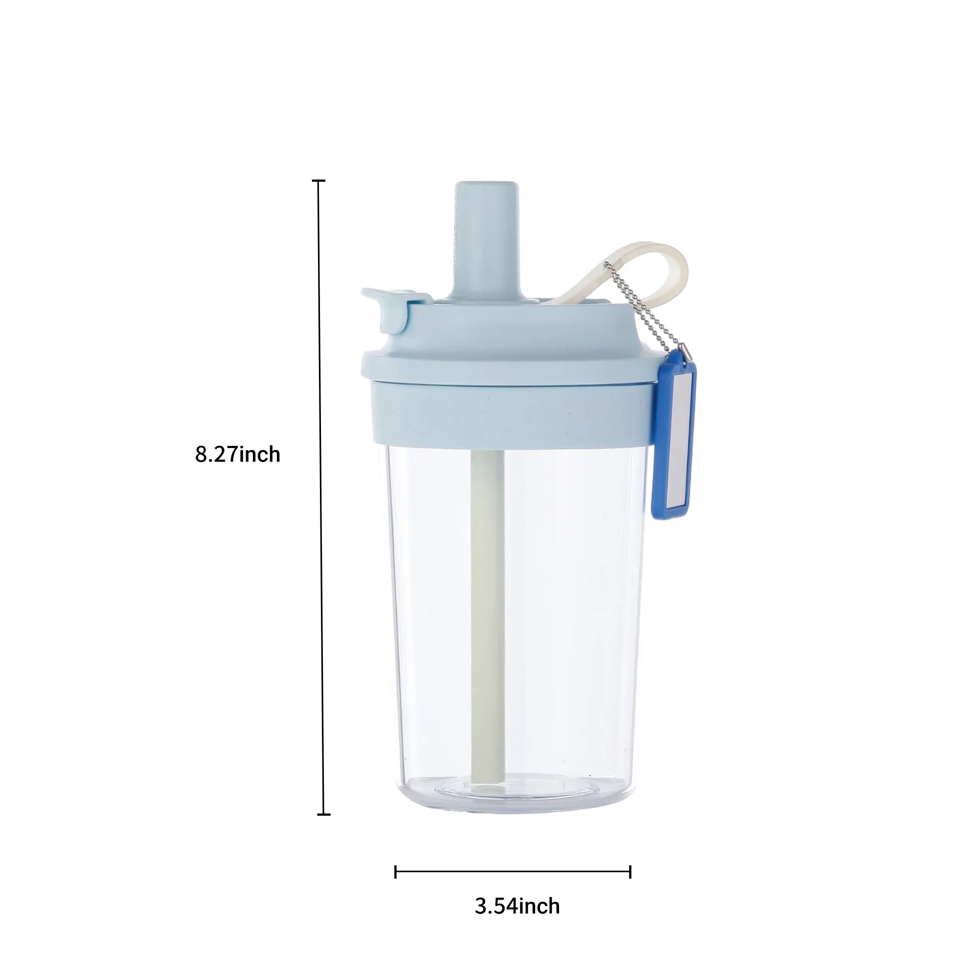 Versatile SAN Tumbler with Flip Top and Soft Straw 1