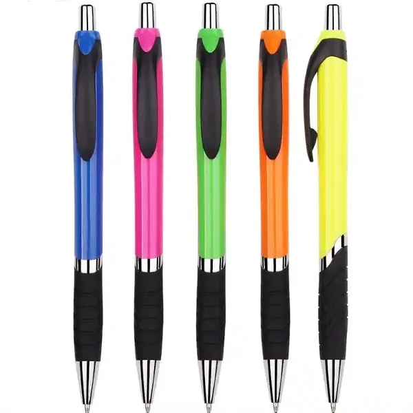 Promotional Turbo Ballpoint Pen with Rubber Grip 3