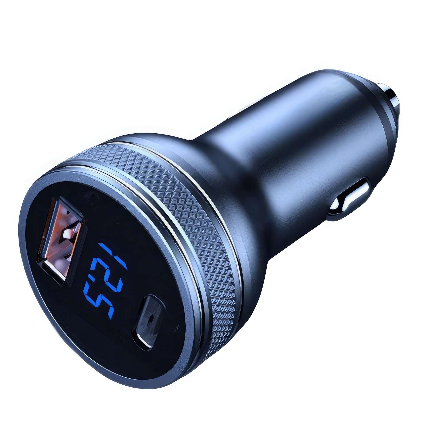 36W Car Charger Dual Port Type C and 2.4a USB A 3