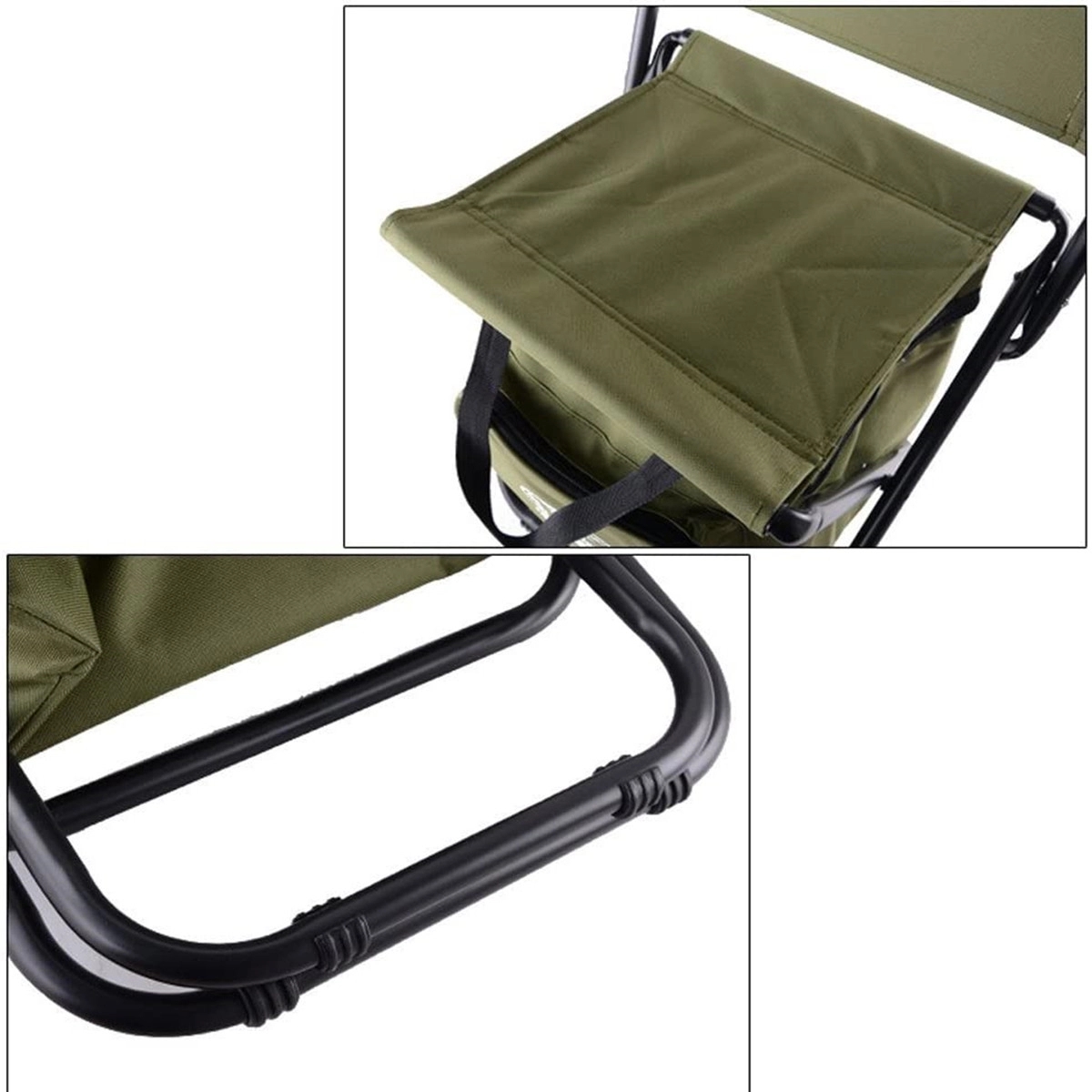 Portable Chair With Cooler Bag 2