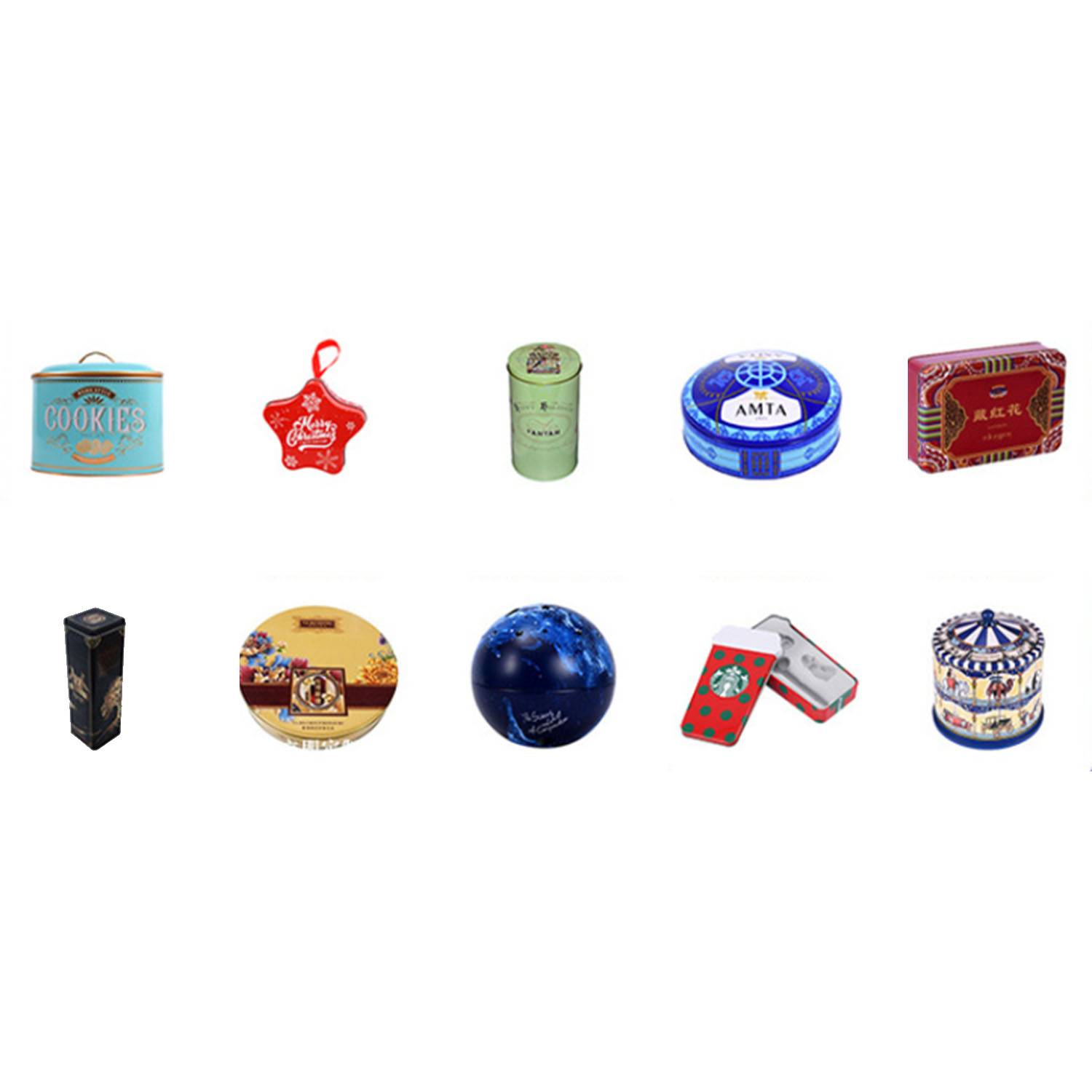 Golf-ball Tin Box 6