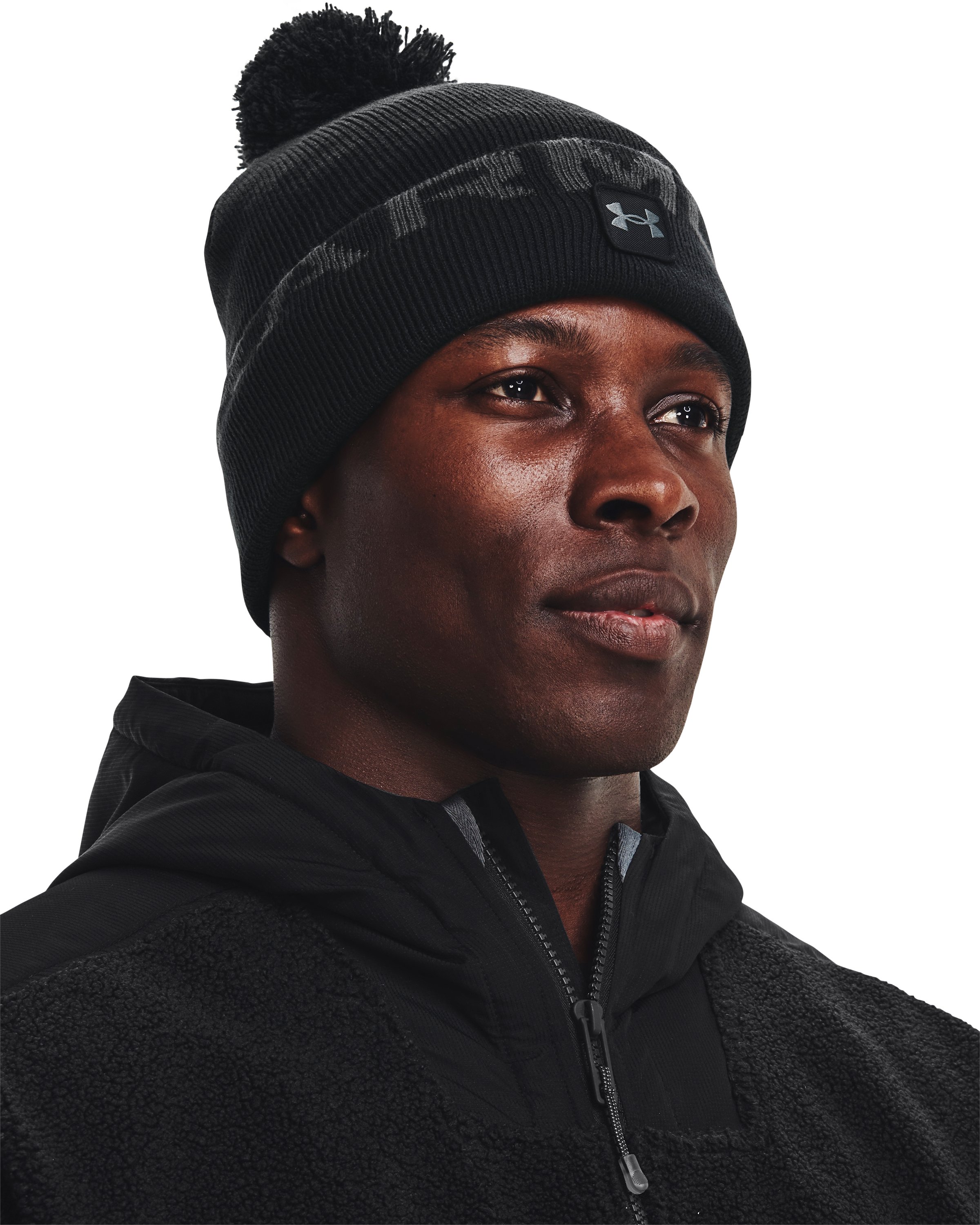 Men's UA Halftime Fleece Pom Beanie  5