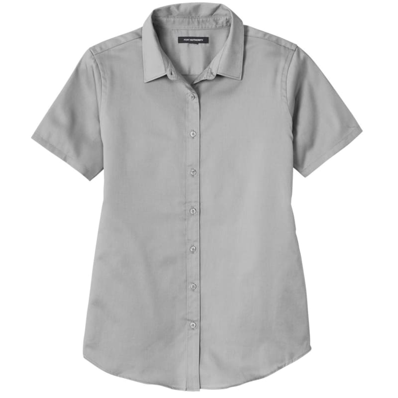 Port Authority Ladies Short Sleeve SuperPro React Twill Shirt. 40