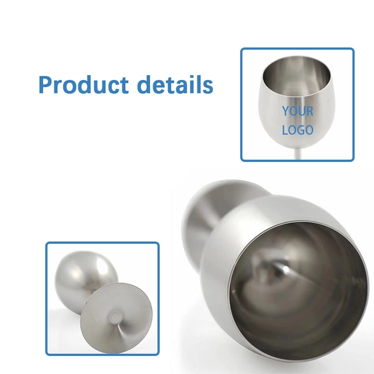 Stainless Steel Double Walled Insulated Goblet With Lid 3