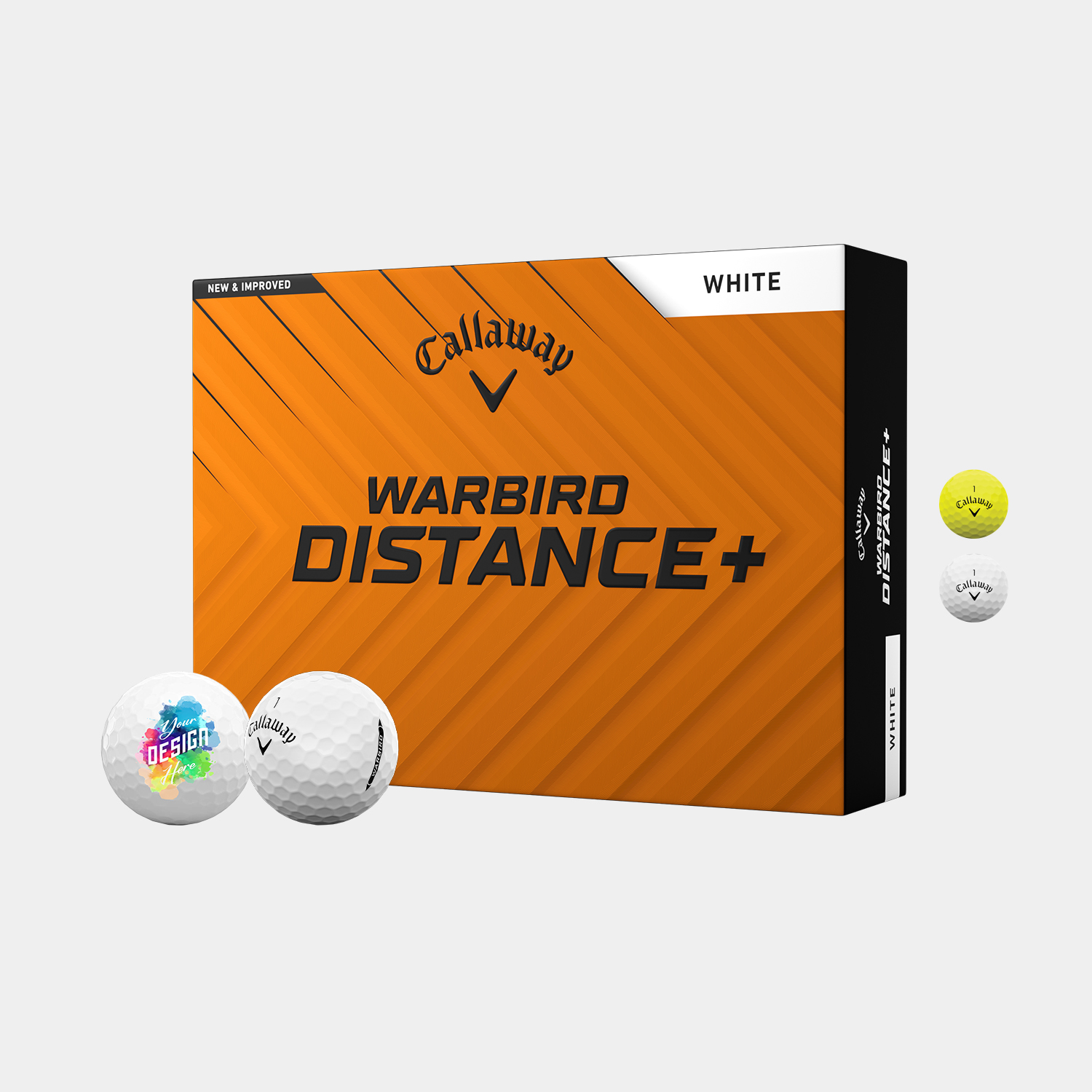 Callaway® 12 Pack Warbird Distance+ Golf Balls 1