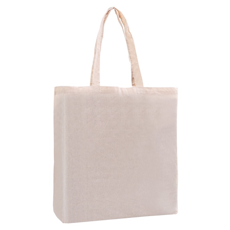 Colouring Calico Bag with Gusset, custom tote bag with logo imprint 2