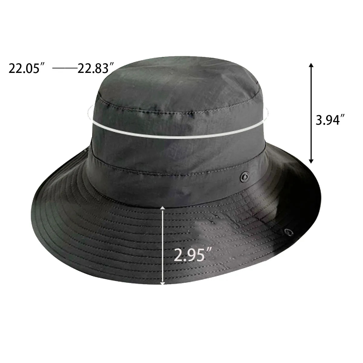 String Brim Sun Protection Outdoor Camping Summer Bucket Hat 3