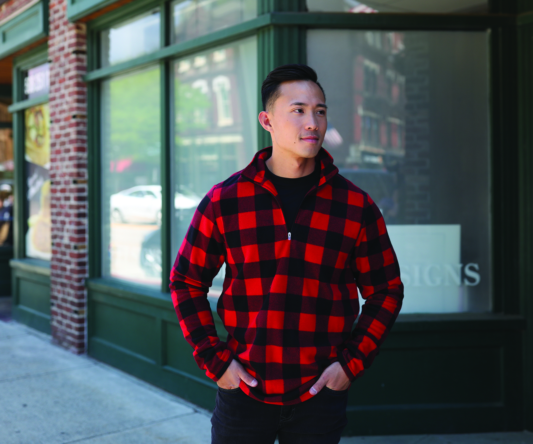 Men's Freeport Microfleece Printed Pullover