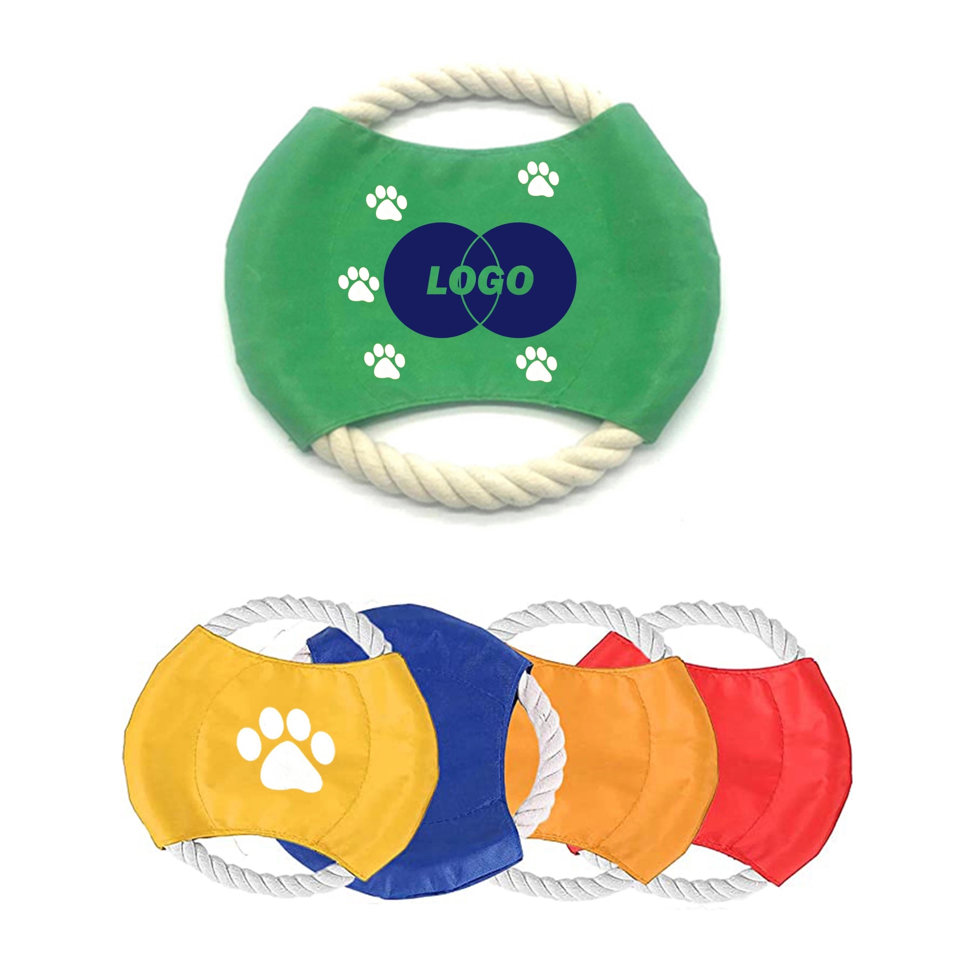 Round Rope Dog Flying Disc 2