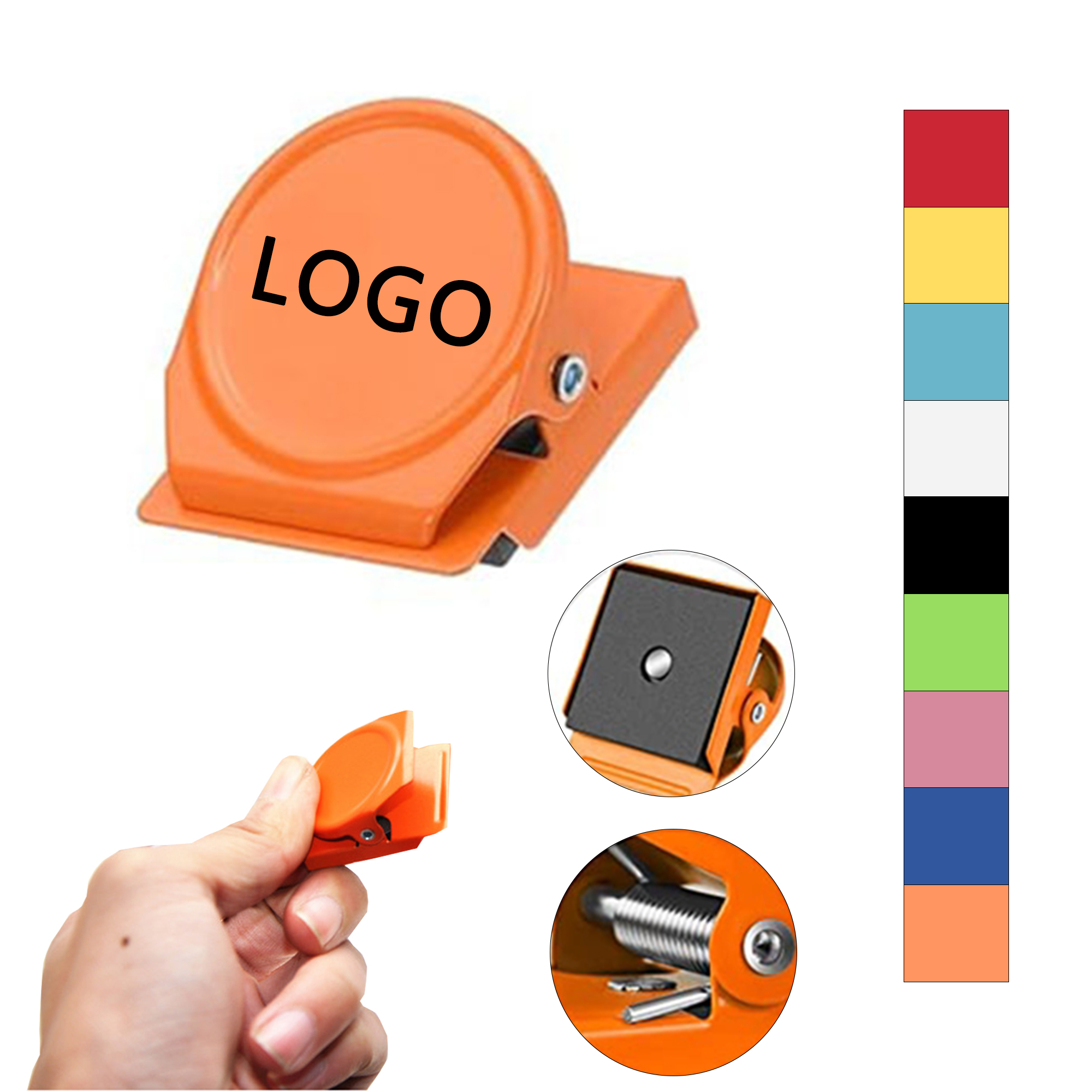 Small Portable Magnetic Receipt Note Clip 5