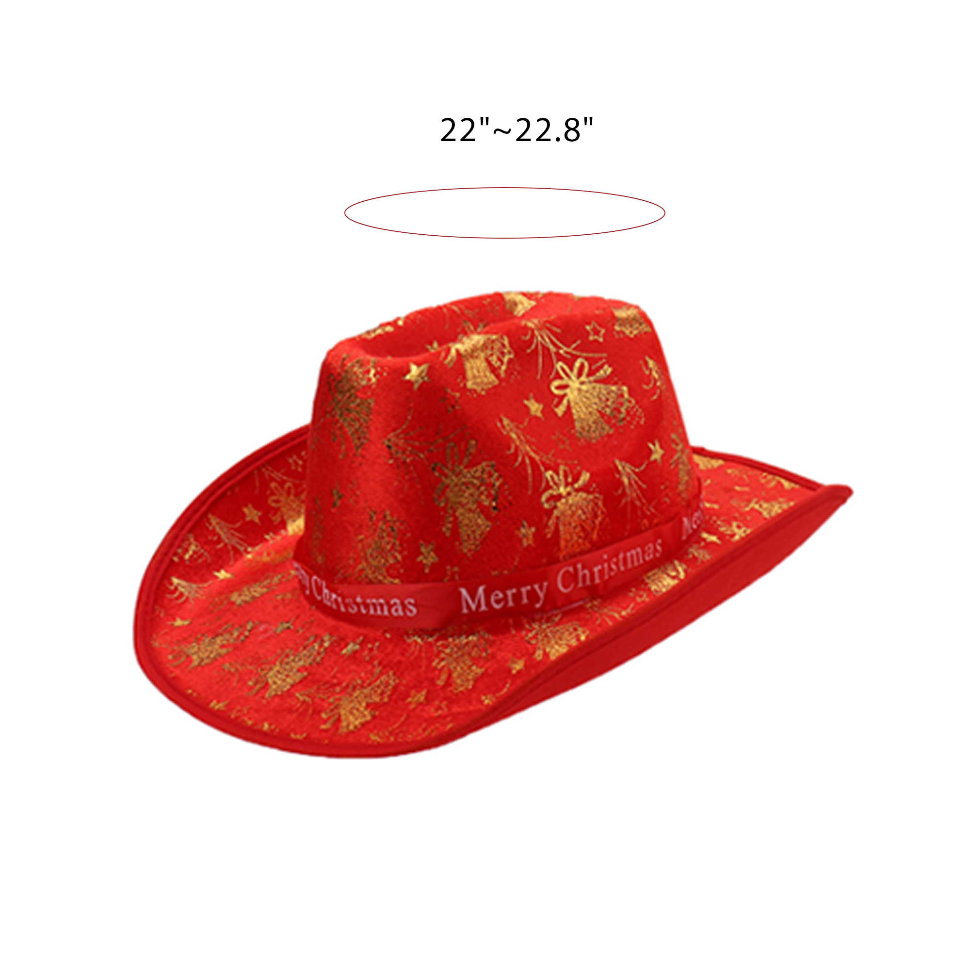 Christmas Cowboy Hat 6