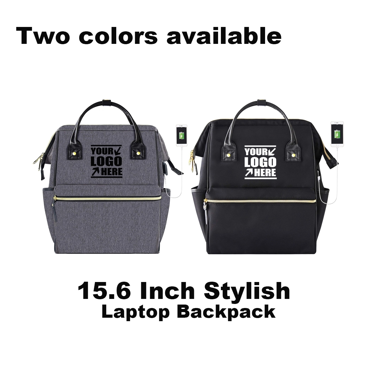 15.6 Inch Water Repellent Laptop Backpack 3