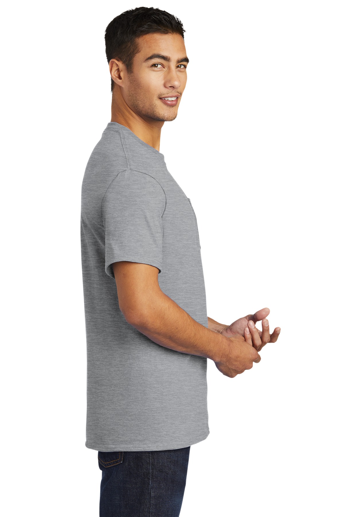 Port & Co Tall Essential Pocket Tee. PC61PT 116