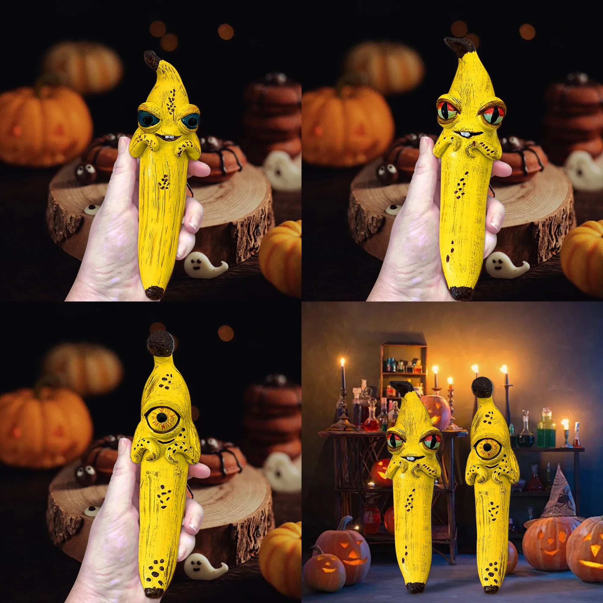 Unique Resin Magic Banana Ornament For Festive Party Decor 5