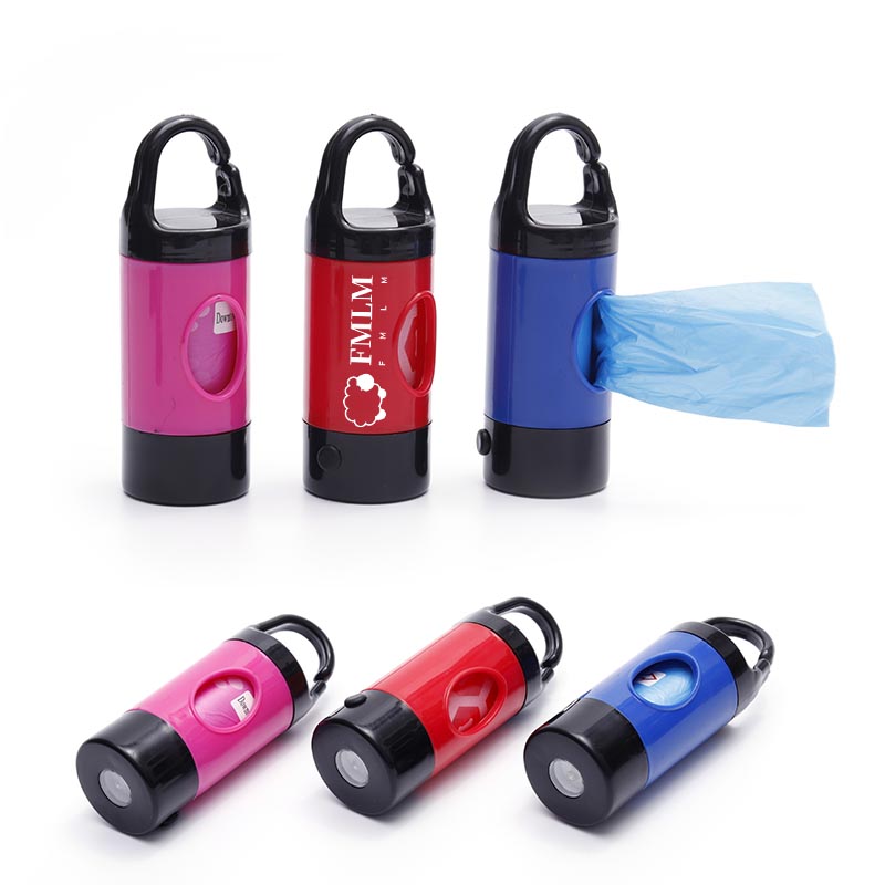 Pet Waste Disposal Bag Dispenser with Flashlight 3