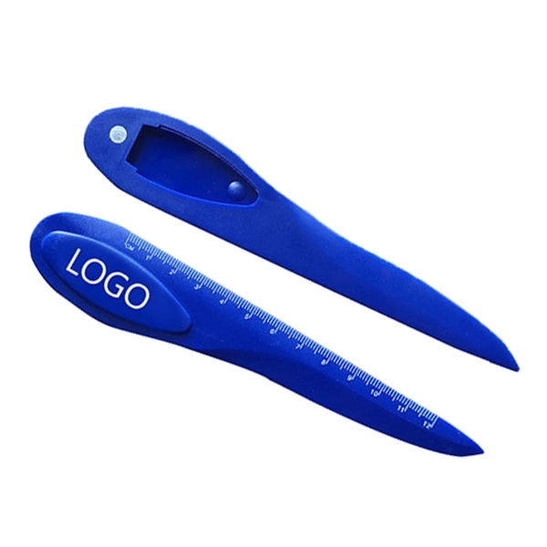 Plastic letter opener with bookmark and ruler 4