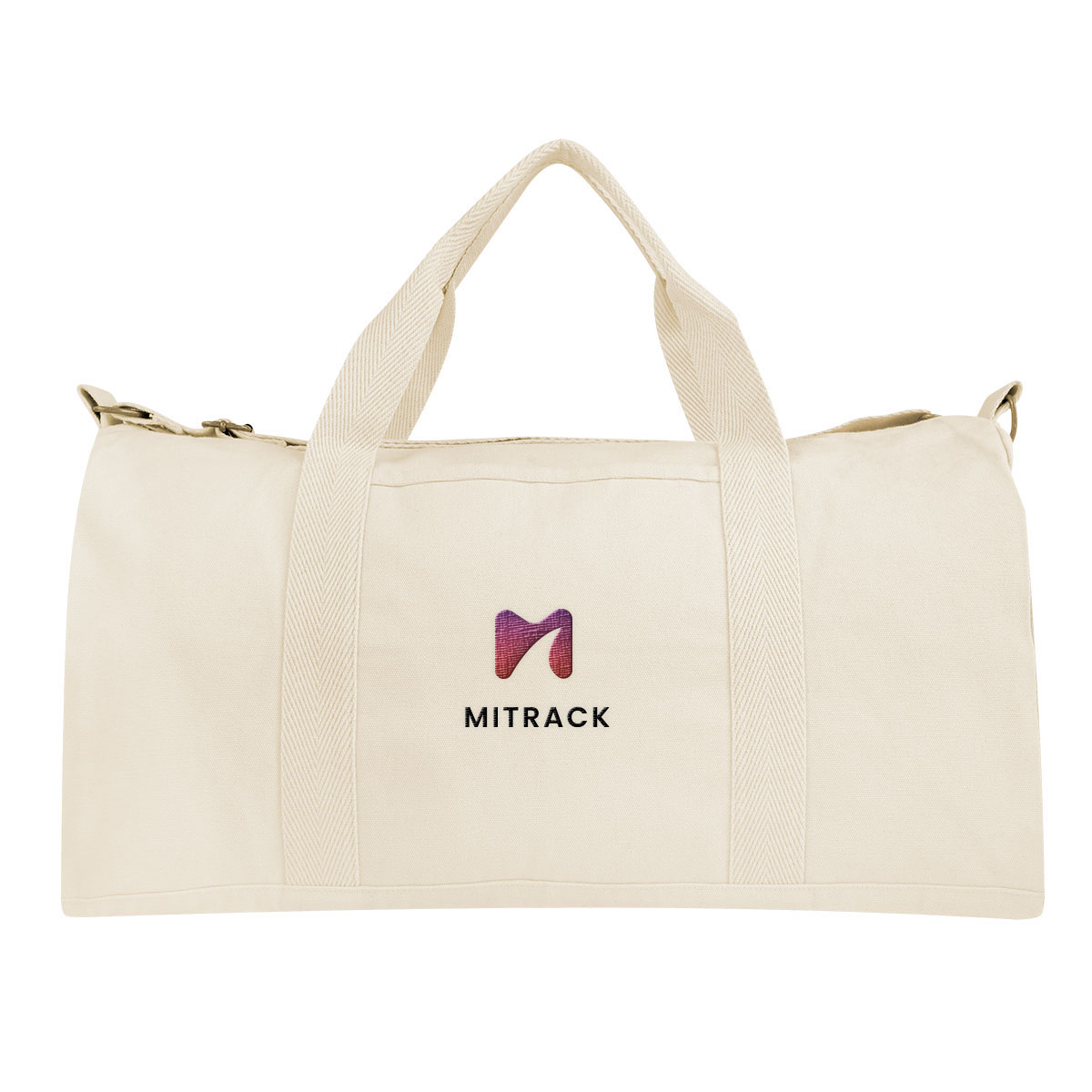 Aware™ 14 Oz. Recycled Cotton Flat Bottom Duffel Bag 9