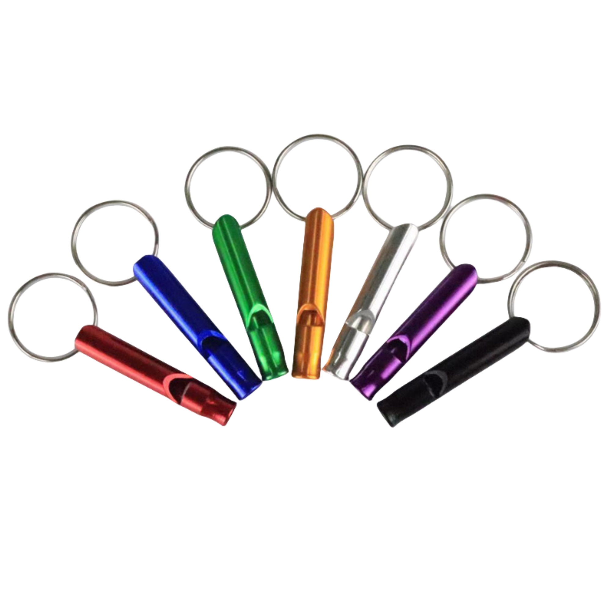 Aluminum Emergency Survival Whistle Key Chain 1