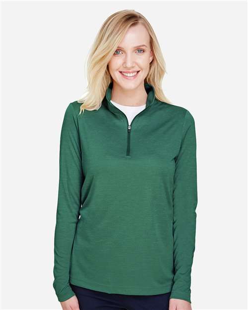 Women's Zone Sonic Heather Performance Quarter-Zip Pullover - TT31HW 29